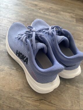 Hoka One One Solimar Periwinkle -Blue Lace-Up Running Shoes